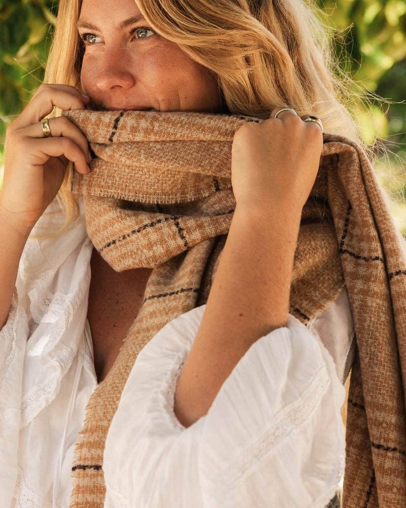 Cardiff Scarf in Camel