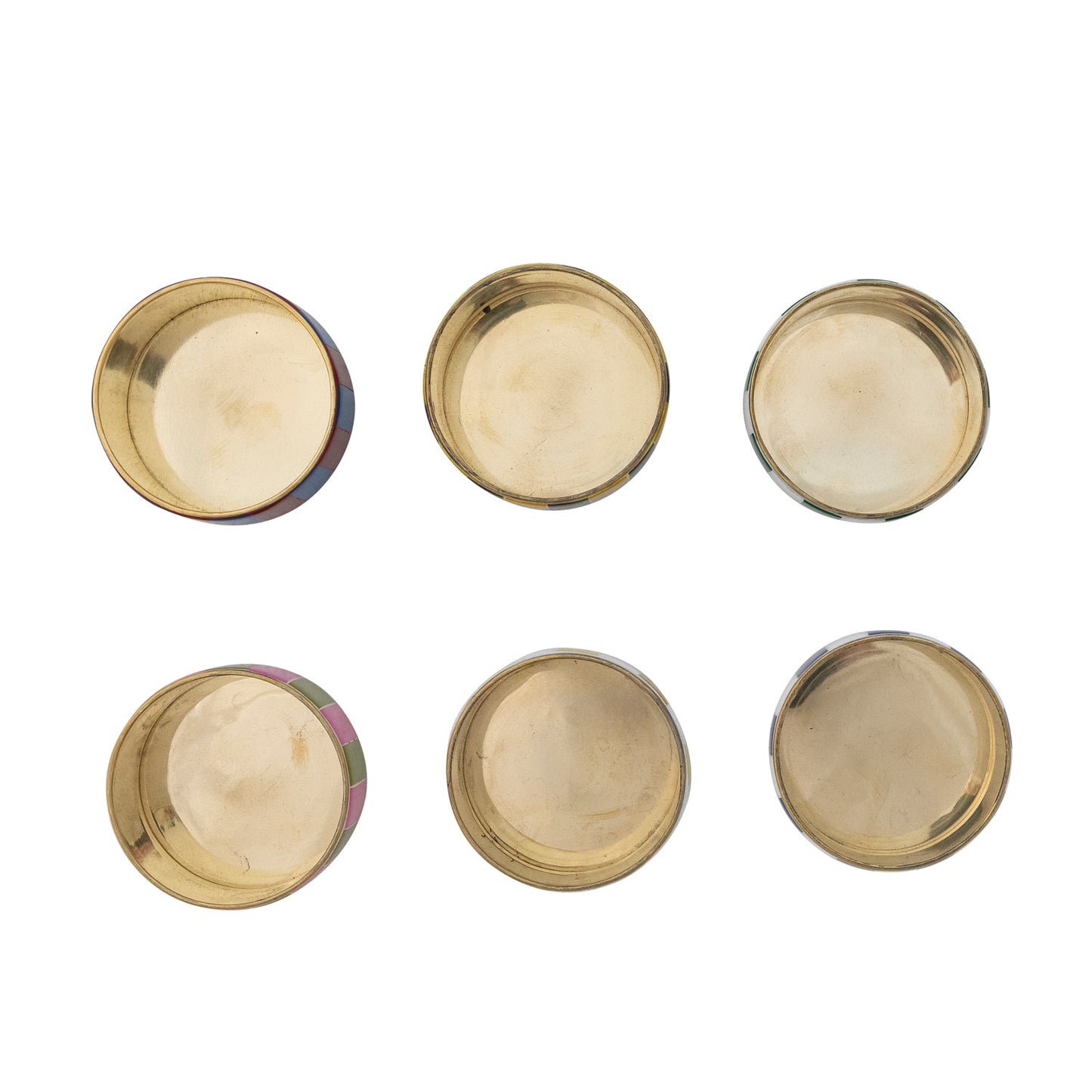 Brass and Resin Striped Box