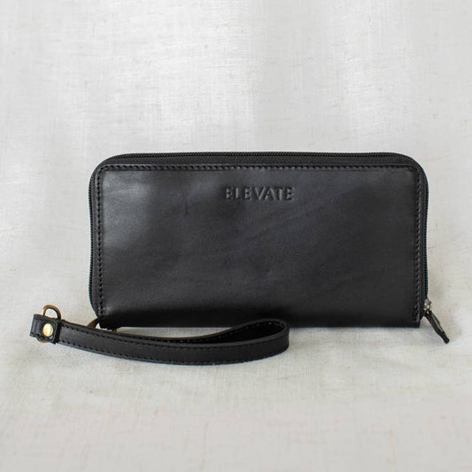 Zipper Wallet in Black