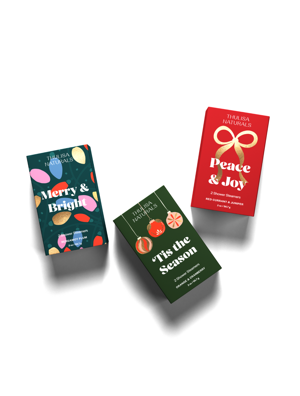 Holiday Shower Steamers - Orange & Cranberry