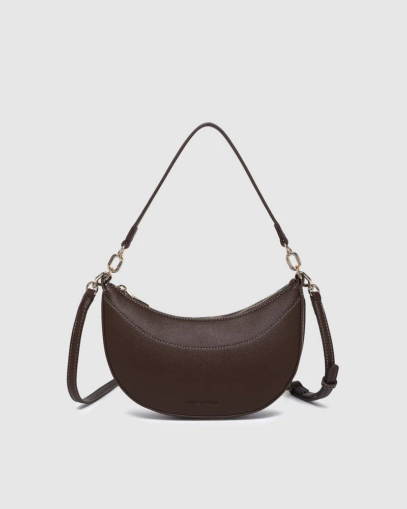 Claudia Shoulder Bag in Chocolate