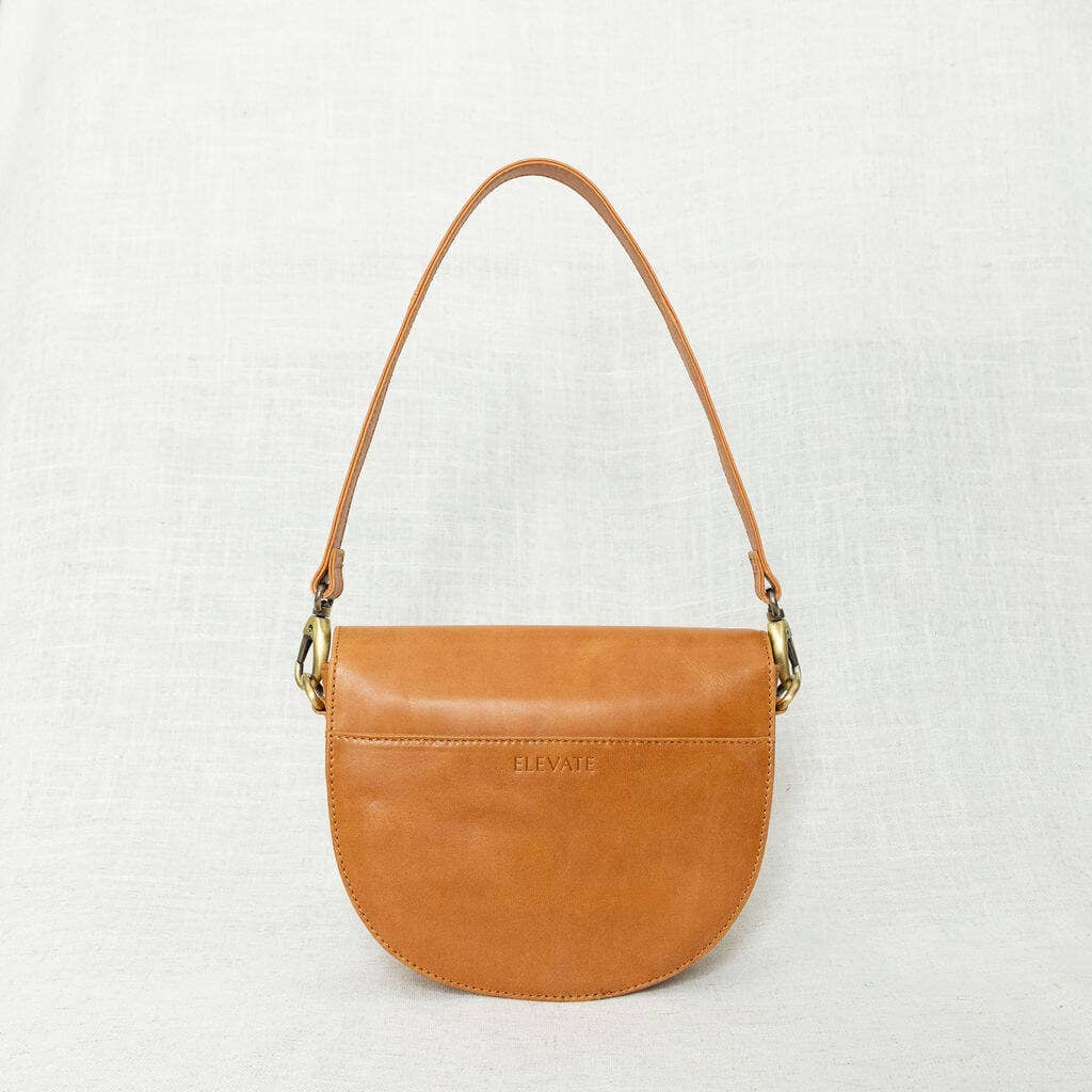Stella Saddle Bag: Camel