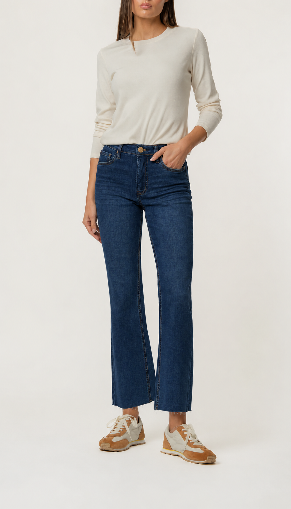Kelsey Ankle Flare Jeans in Improve