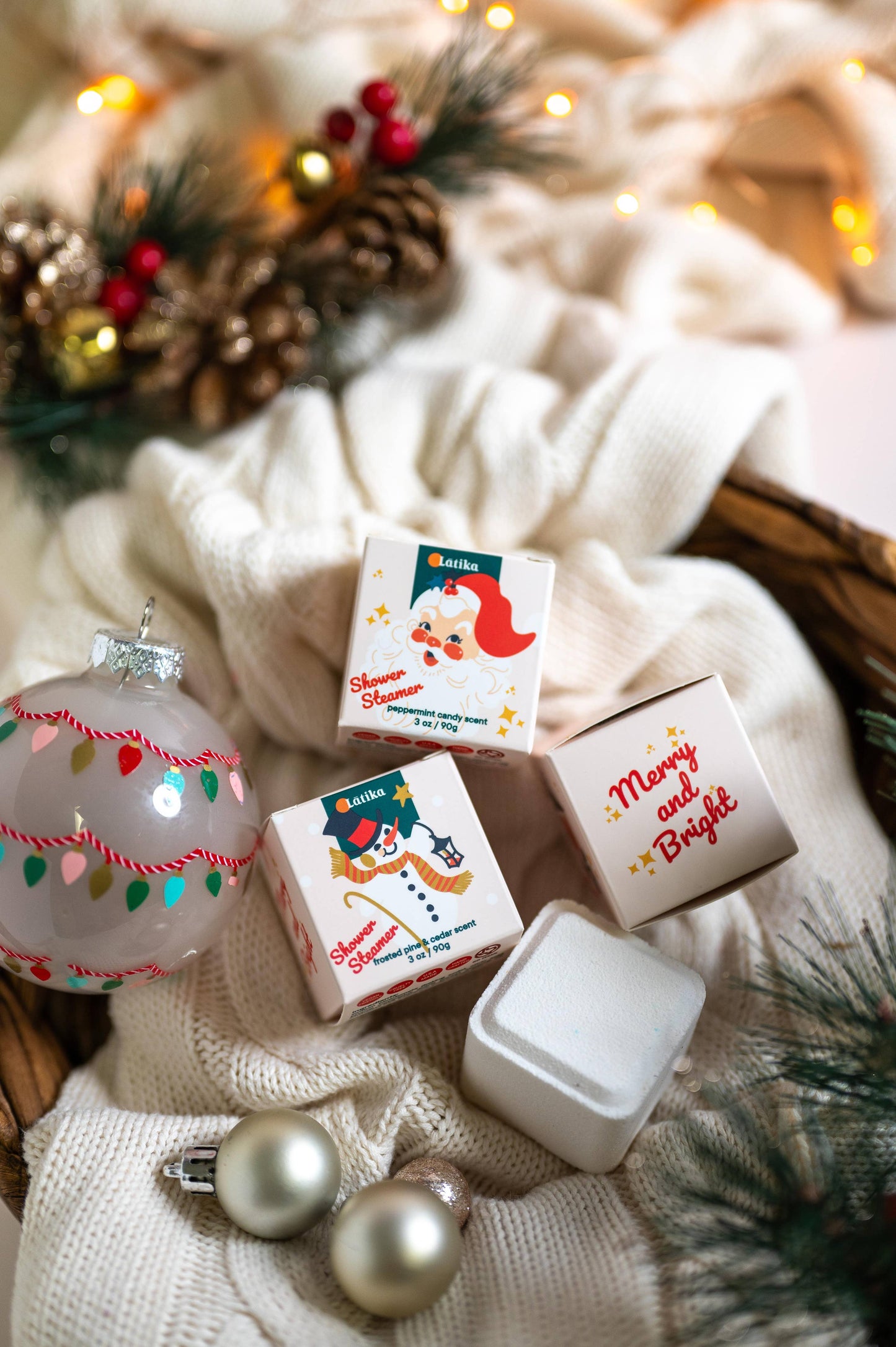 Shower Steamer Cube - Santa