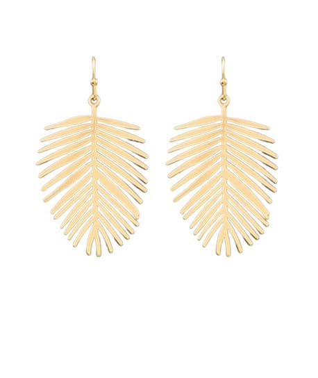 Gold Leaf Earrings