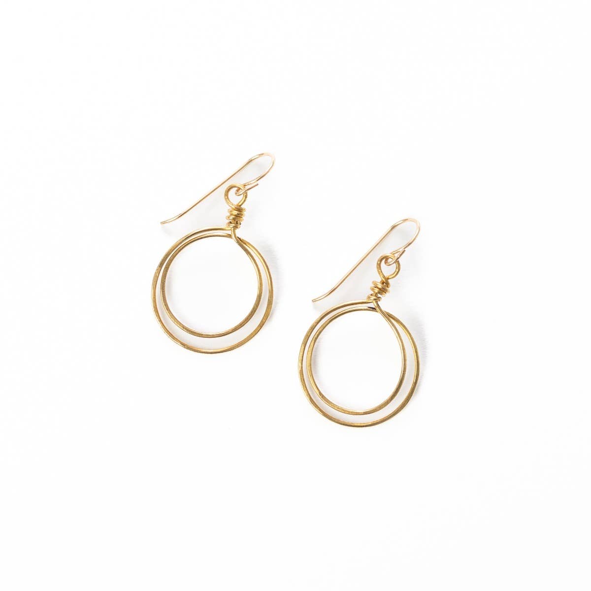 Zomi Circles of Unity Earrings in 14k Gold Filled/Brass