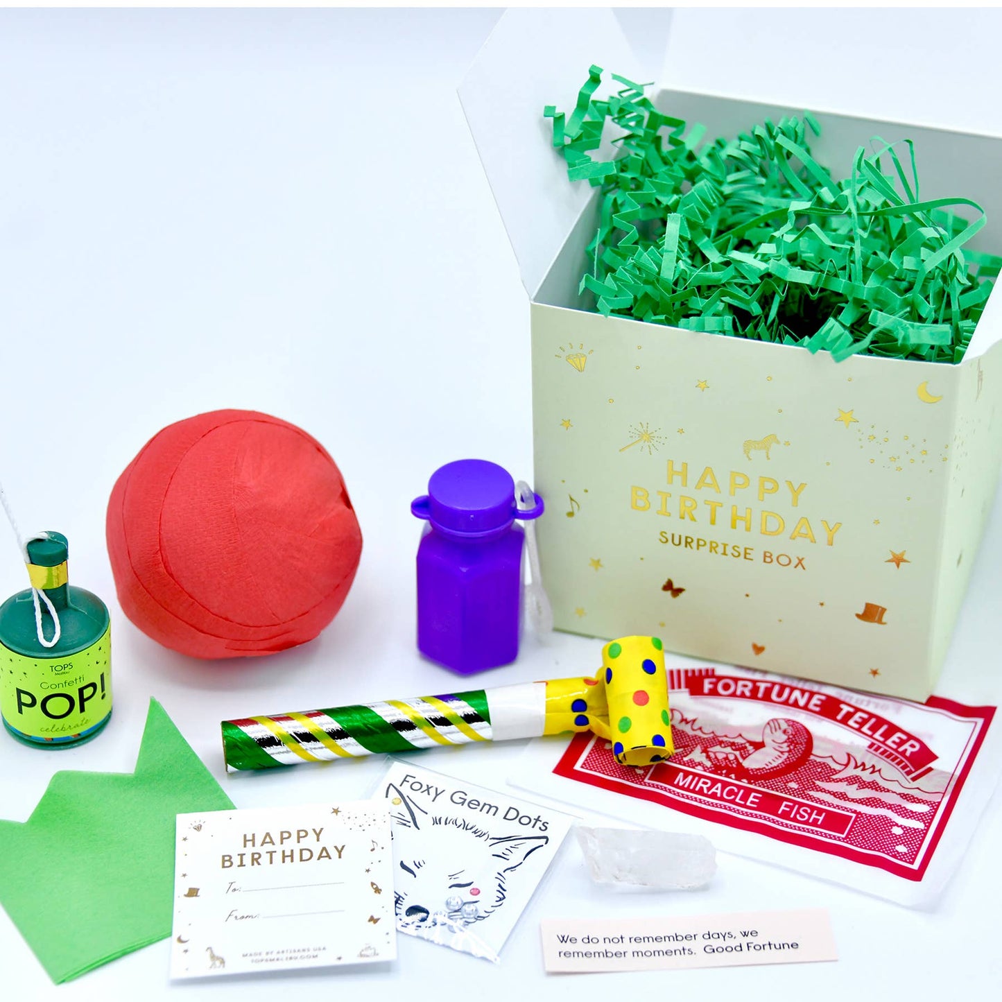 Happy Birthday in a Surprise Box