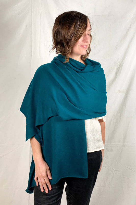 Cashmere Scarf/Wrap Pine Green