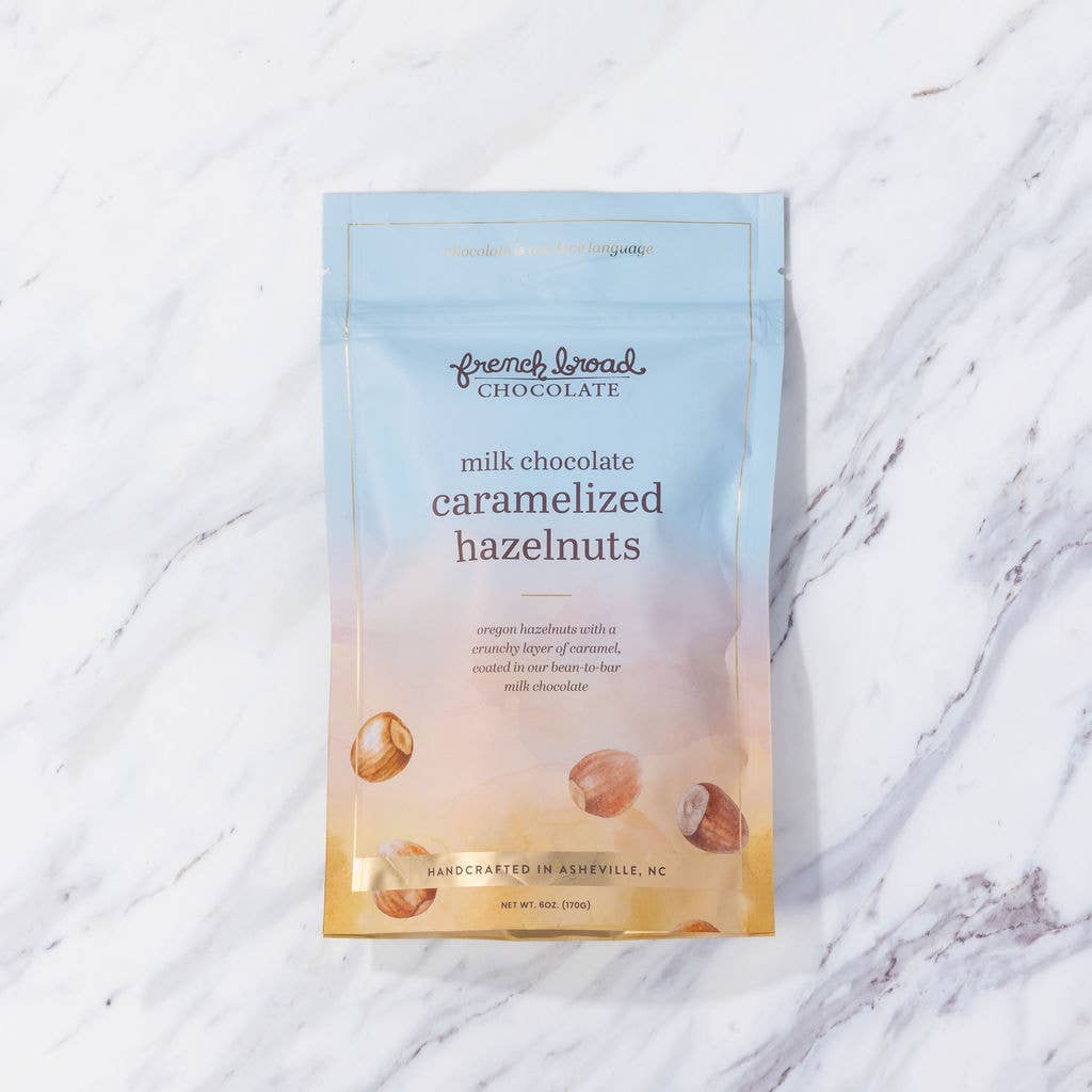 Milk Chocolate-Covered Caramelized Hazelnuts