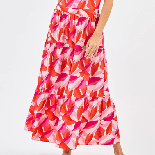 Nessa Skirt in Bloom Pink