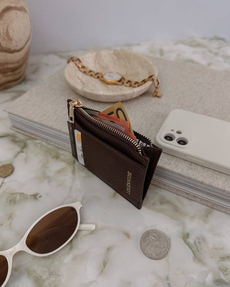 Cara Cardholder in Chocolate