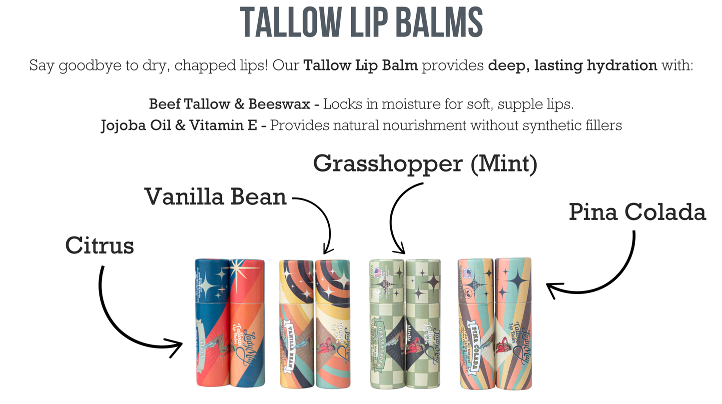 Tallow Lip Balm - Pina Colada