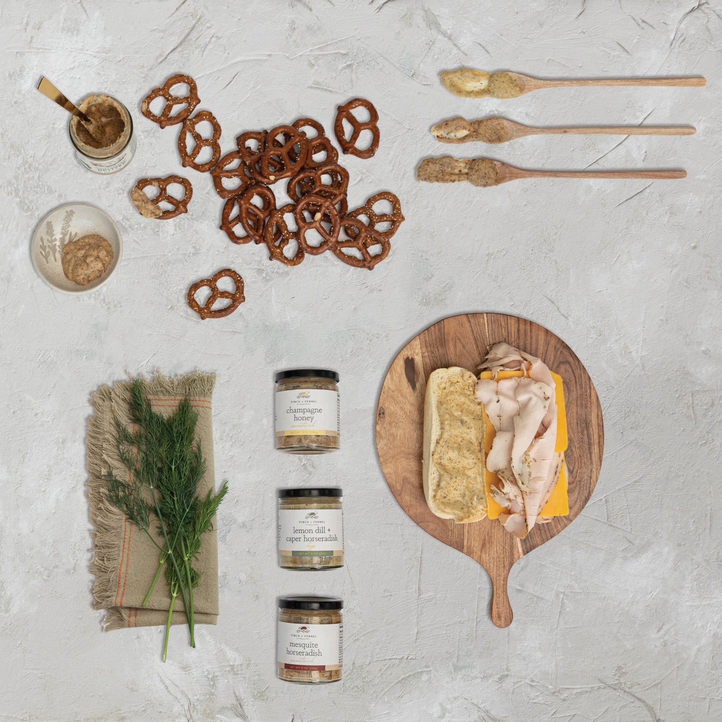 Lemon Dill + Caper Horseradish Dip Jar