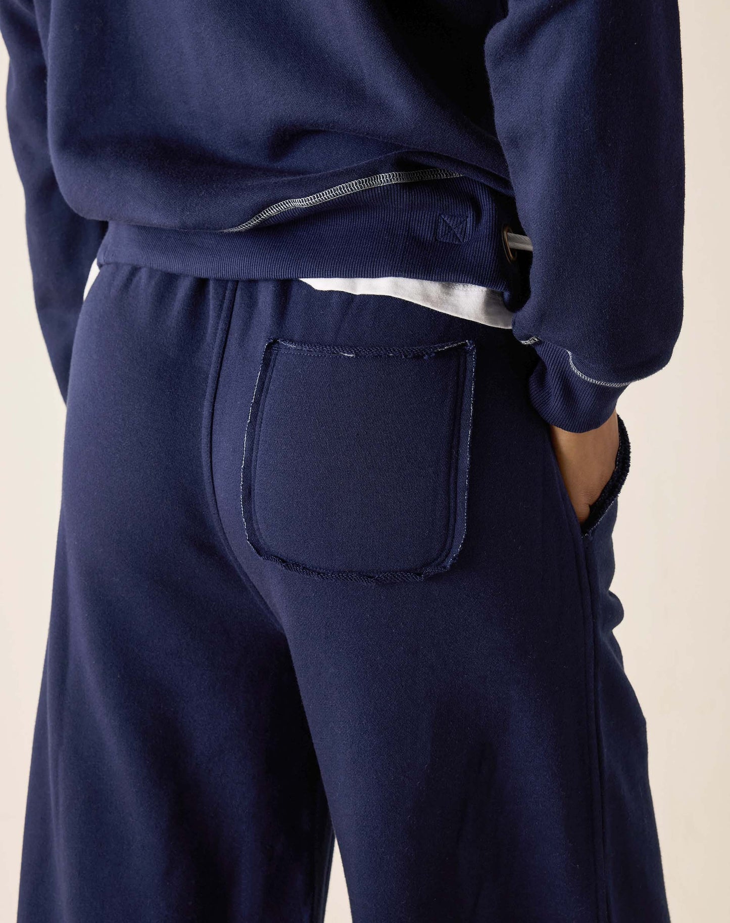 Frenchie Wide Leg Pants in Cadet Blue