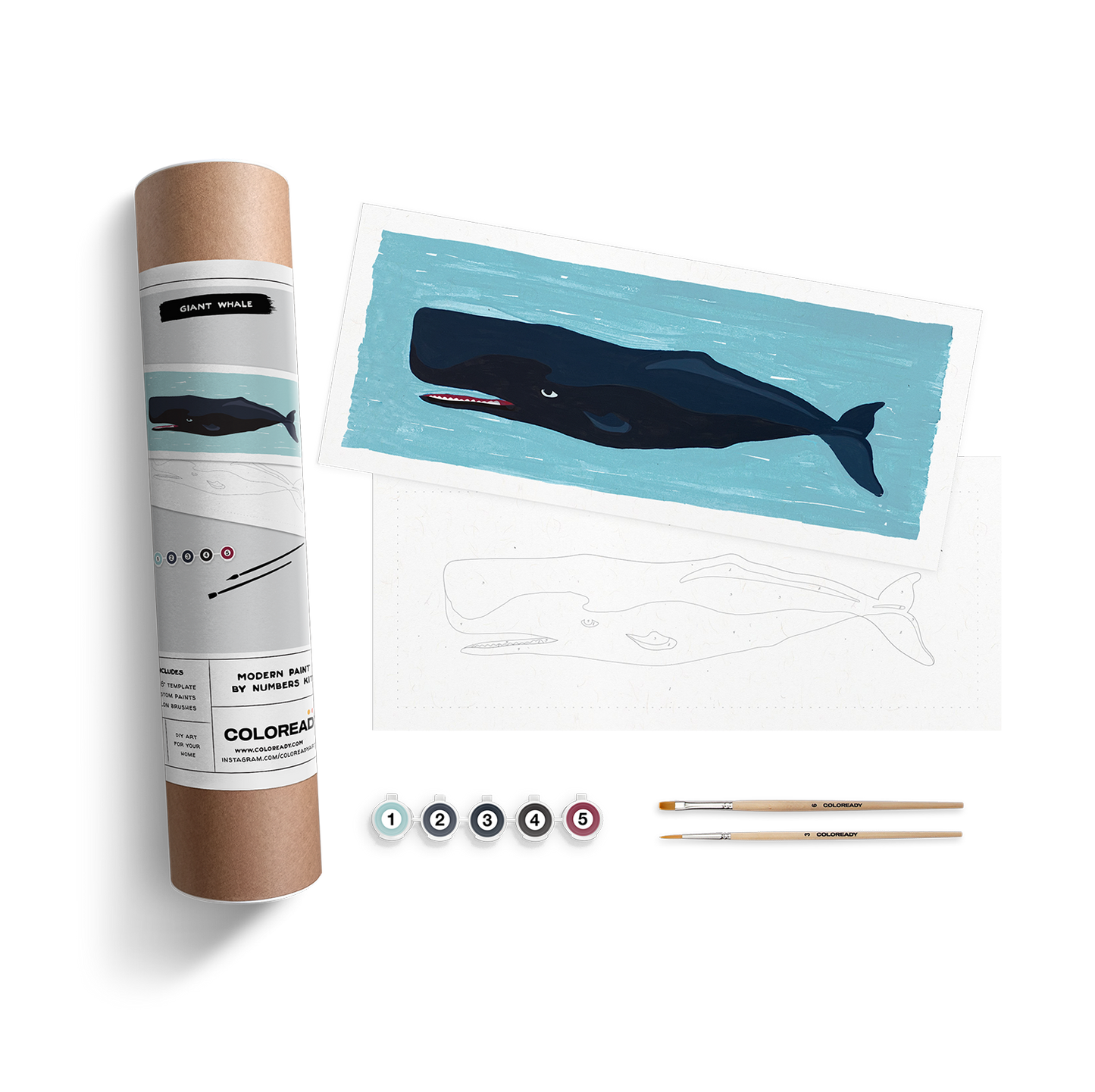 Giant Whale Painting Kit