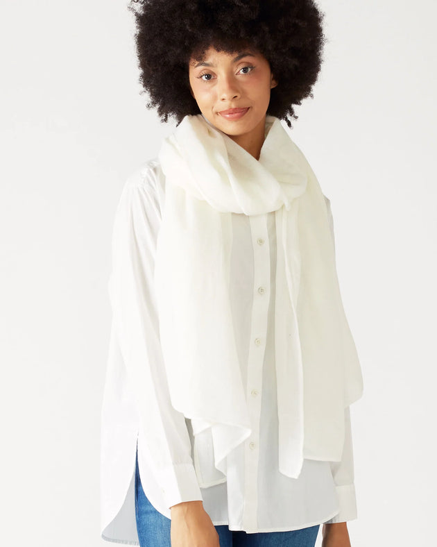 GoLightly Scarf in Pearl White