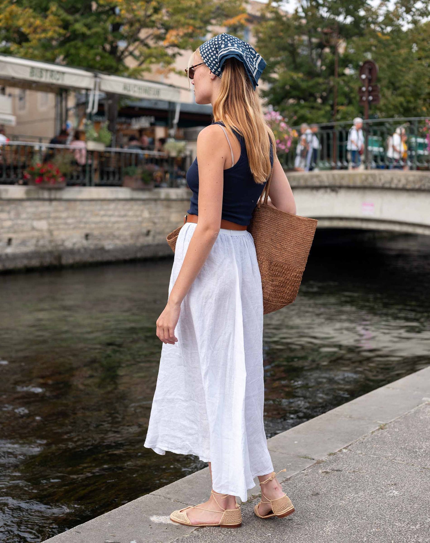Hermosa Maxi Skirt in White