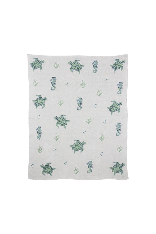 Baby Blanket in Turtle