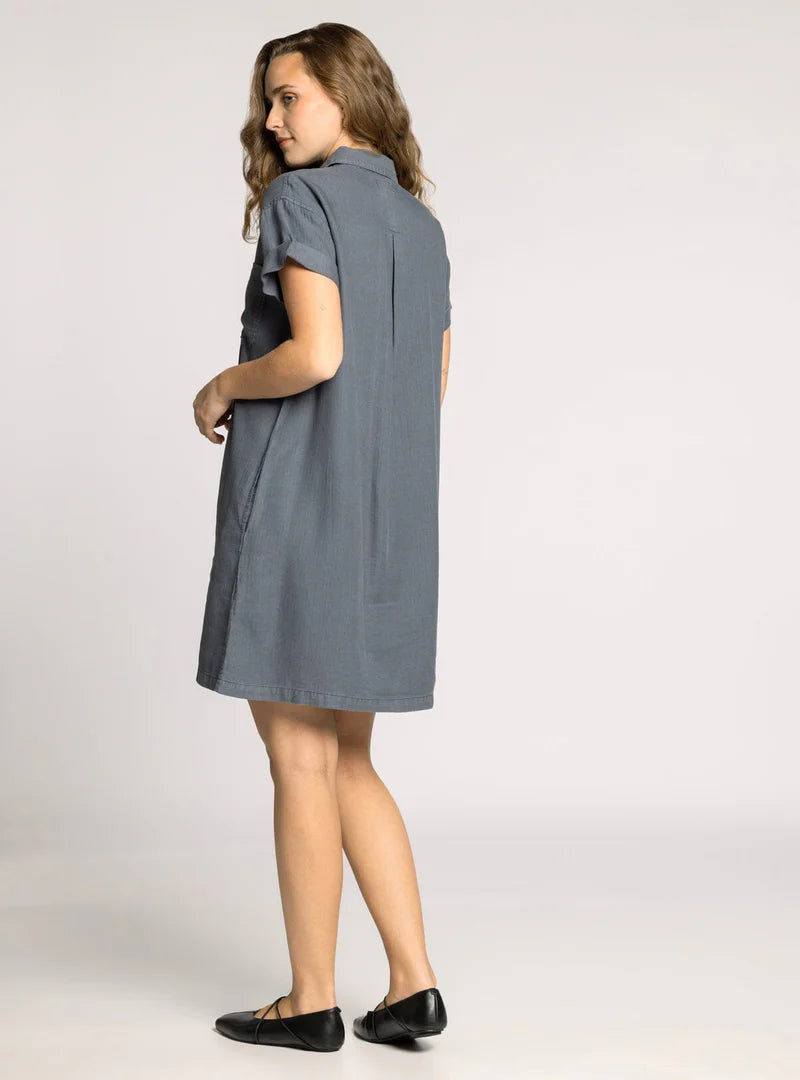 June Dress in Charcoal