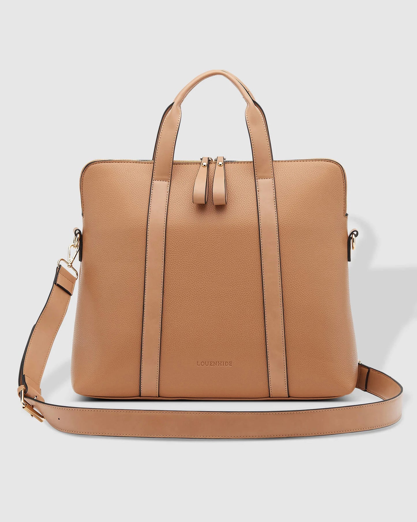 Rhodes Eddie Laptop Bag in Latte