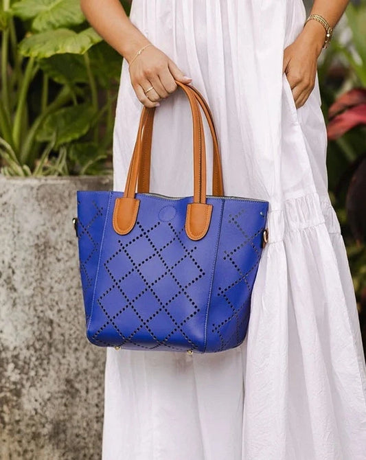 Baby Bermuda Tote Bag in Electric Blue