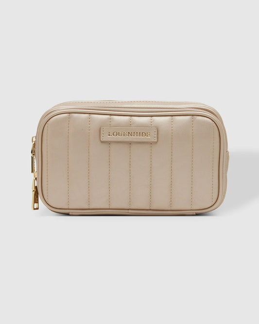 Rosie Cosmetic Case in Champagne