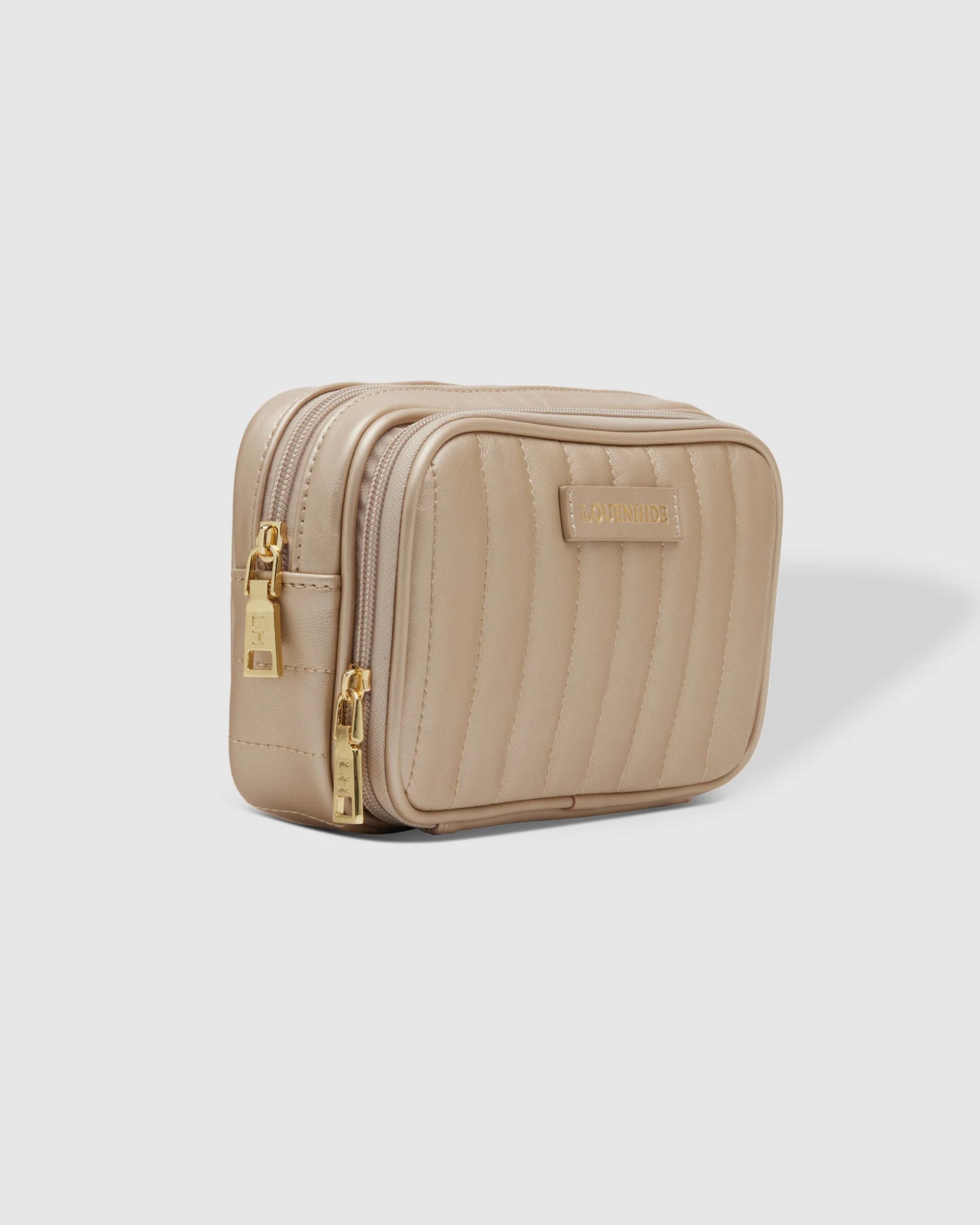 Rosie Cosmetic Case in Champagne