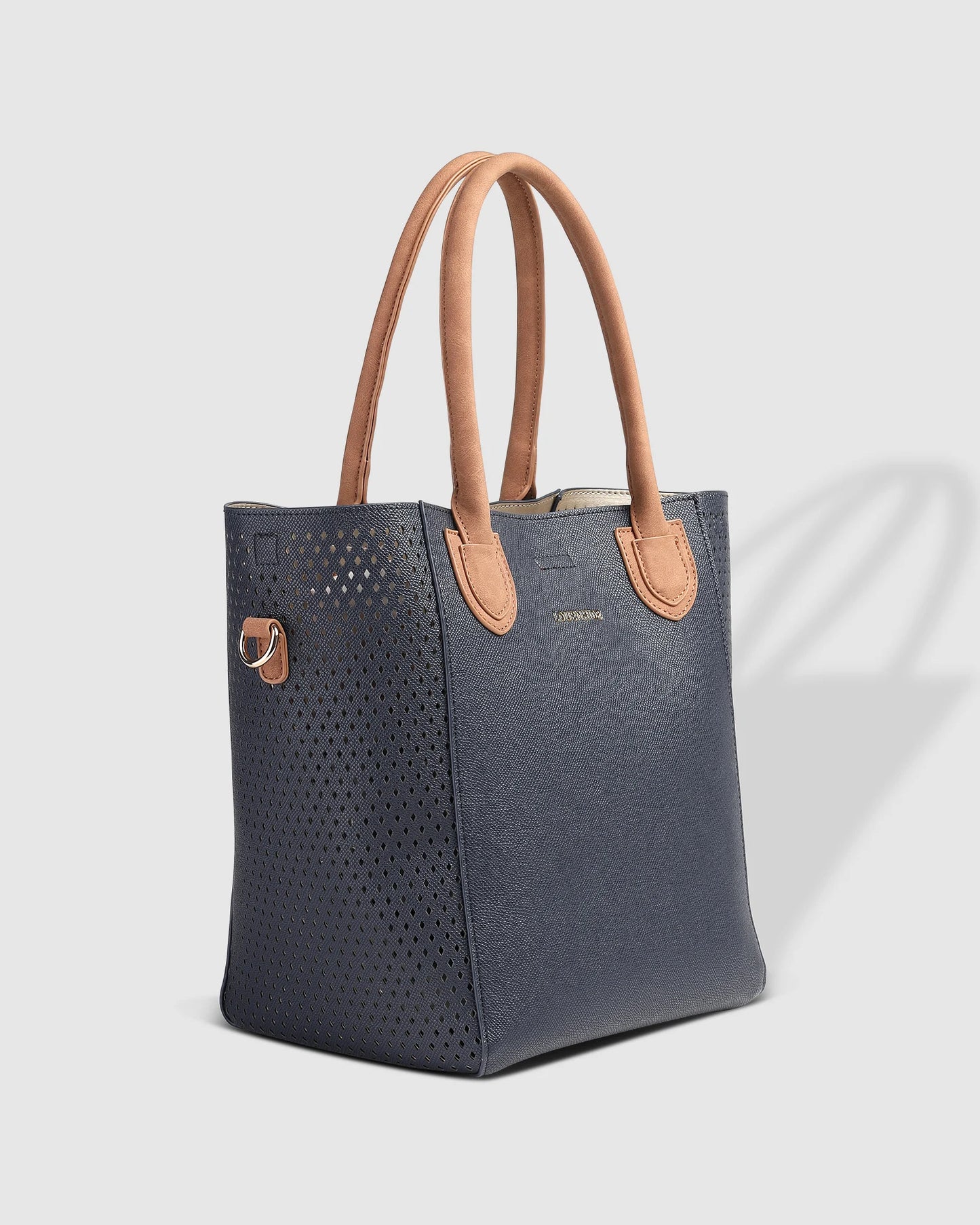 Dublin Tote Bag in Navy Tan