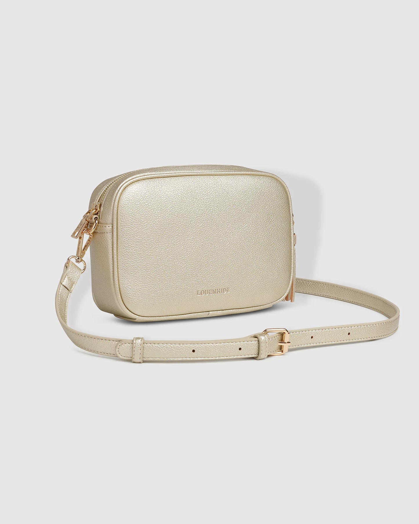 Ginger Metallic Crossbody Bag in Gold