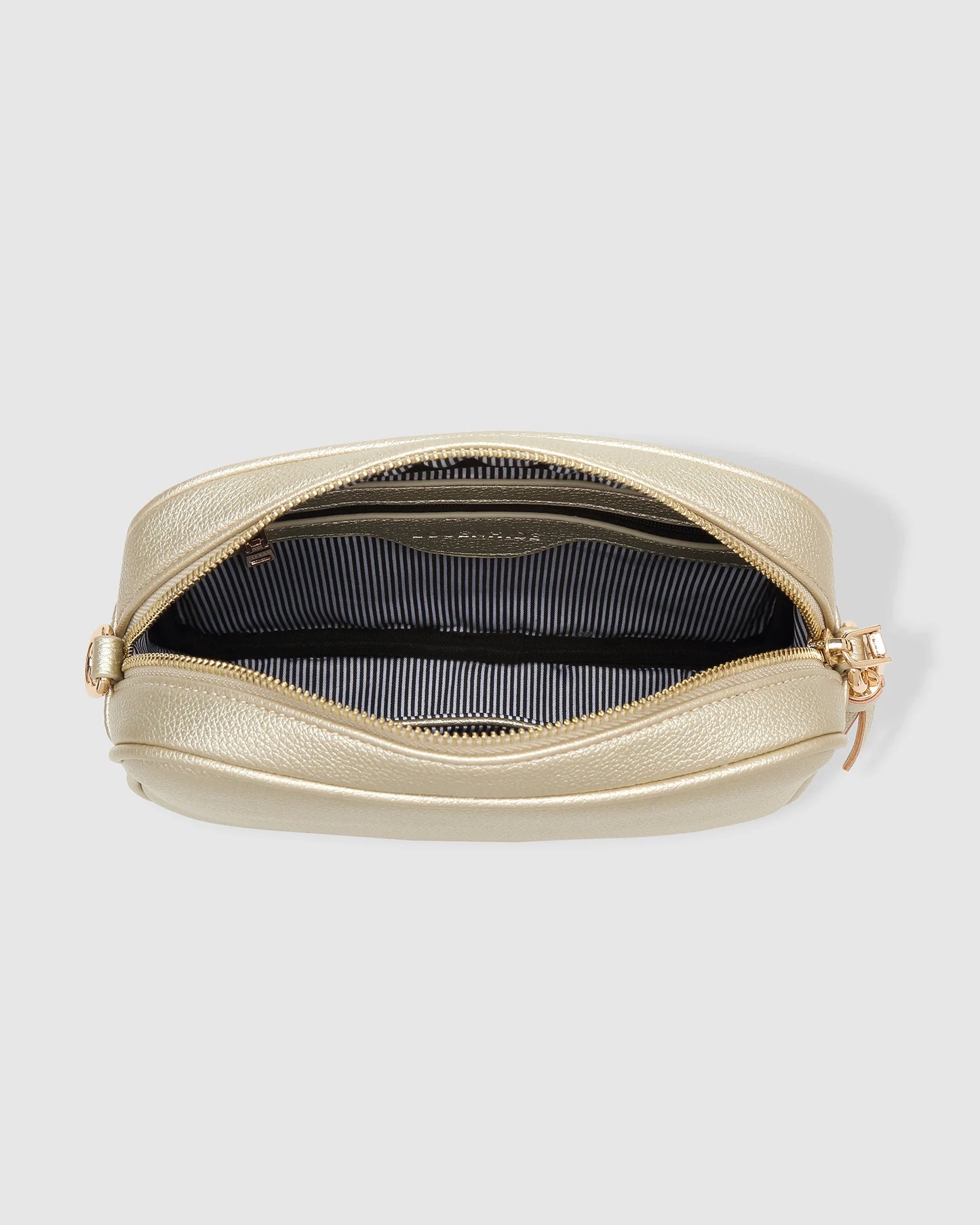 Ginger Metallic Crossbody Bag in Gold