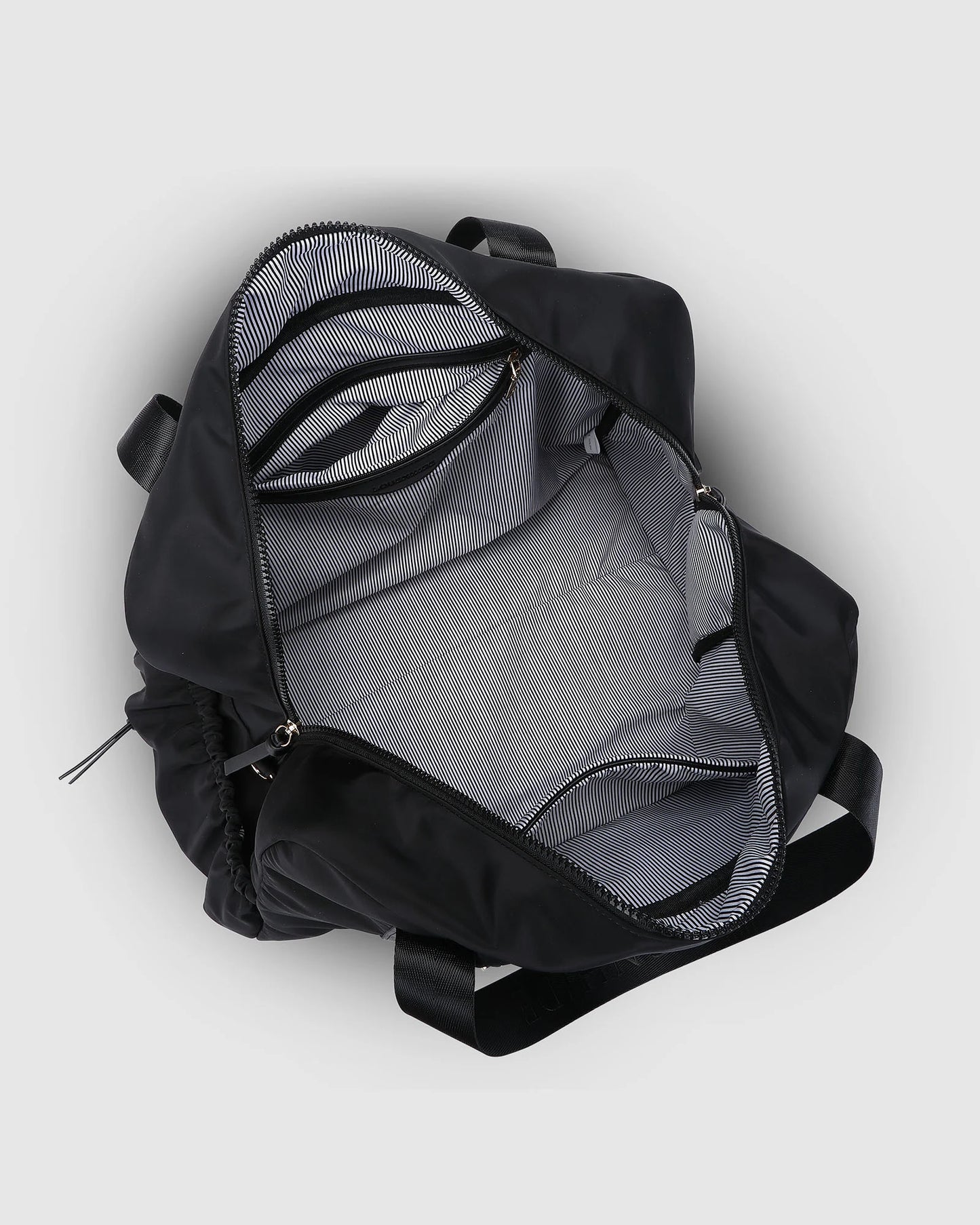 Jenn Nylon Travel Bag in Black