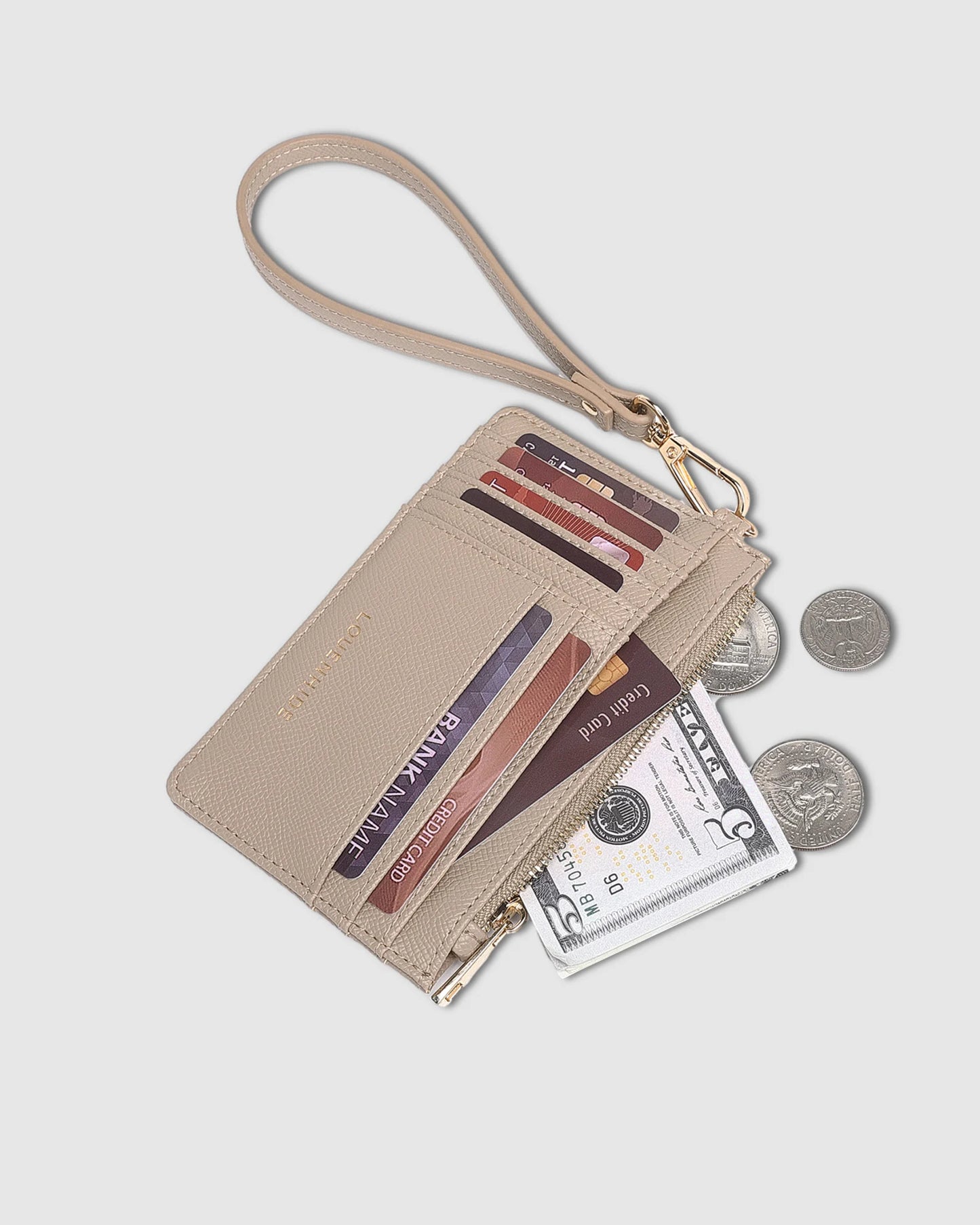 Tahlia Cardholder in Chai