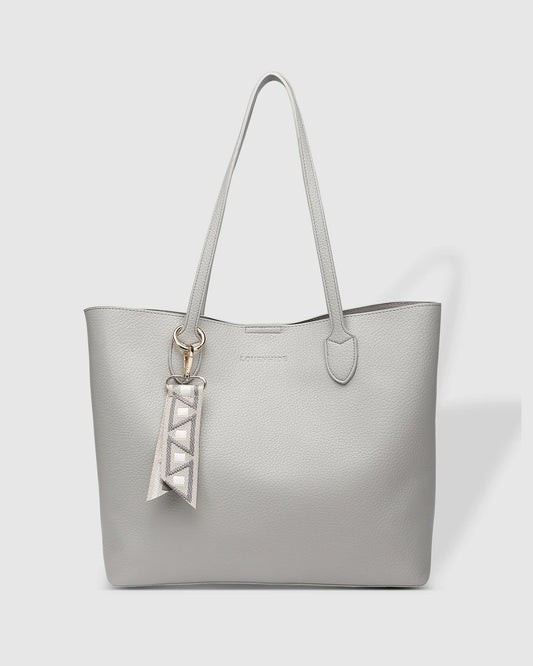 Brea Tote Bag in Light Grey