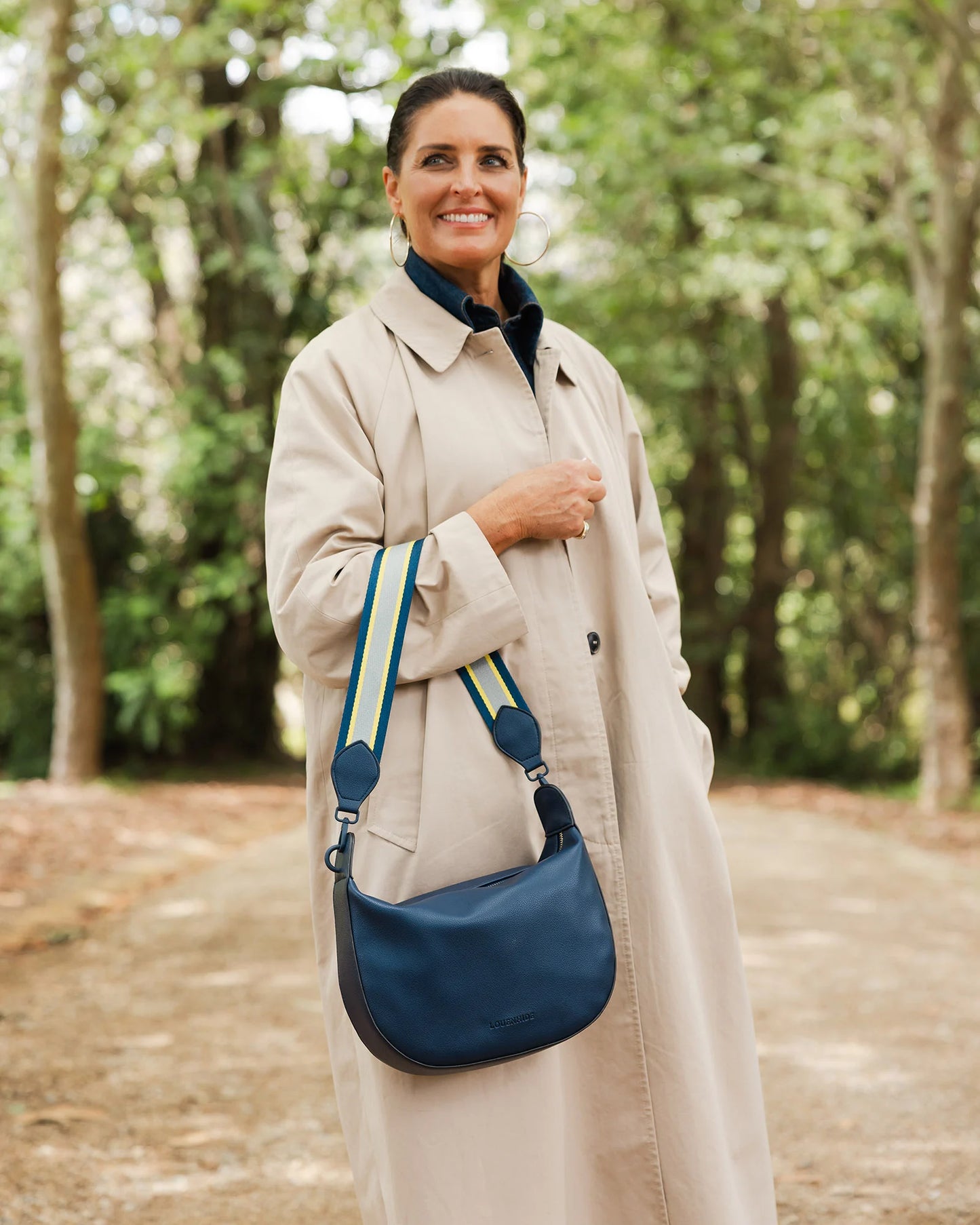 Helena Shoulder Bag in Navy