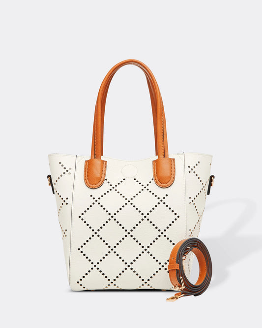 Baby Bermuda Tote Bag in White