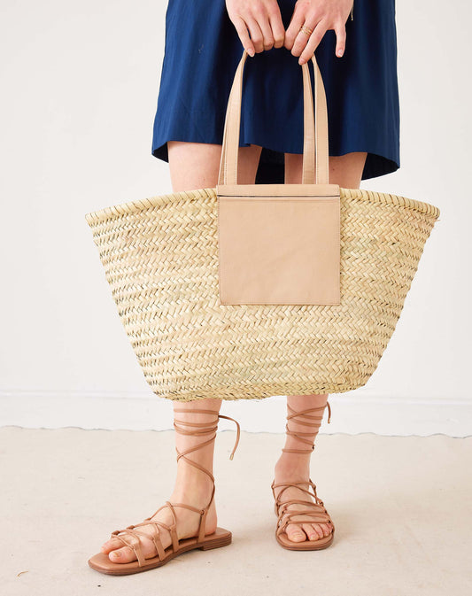 Marrakech Market Basket in Natural (2 Sizes)