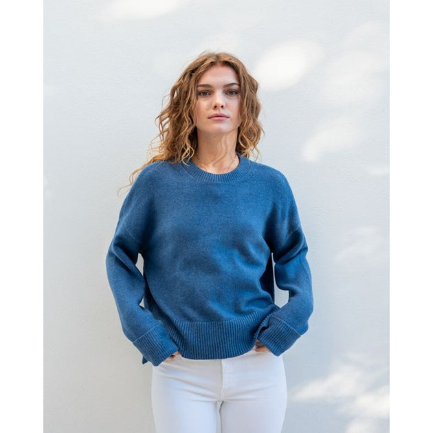 Keeper Crewneck in Denim