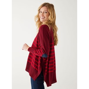 Amour Sweater in Cherry Wine