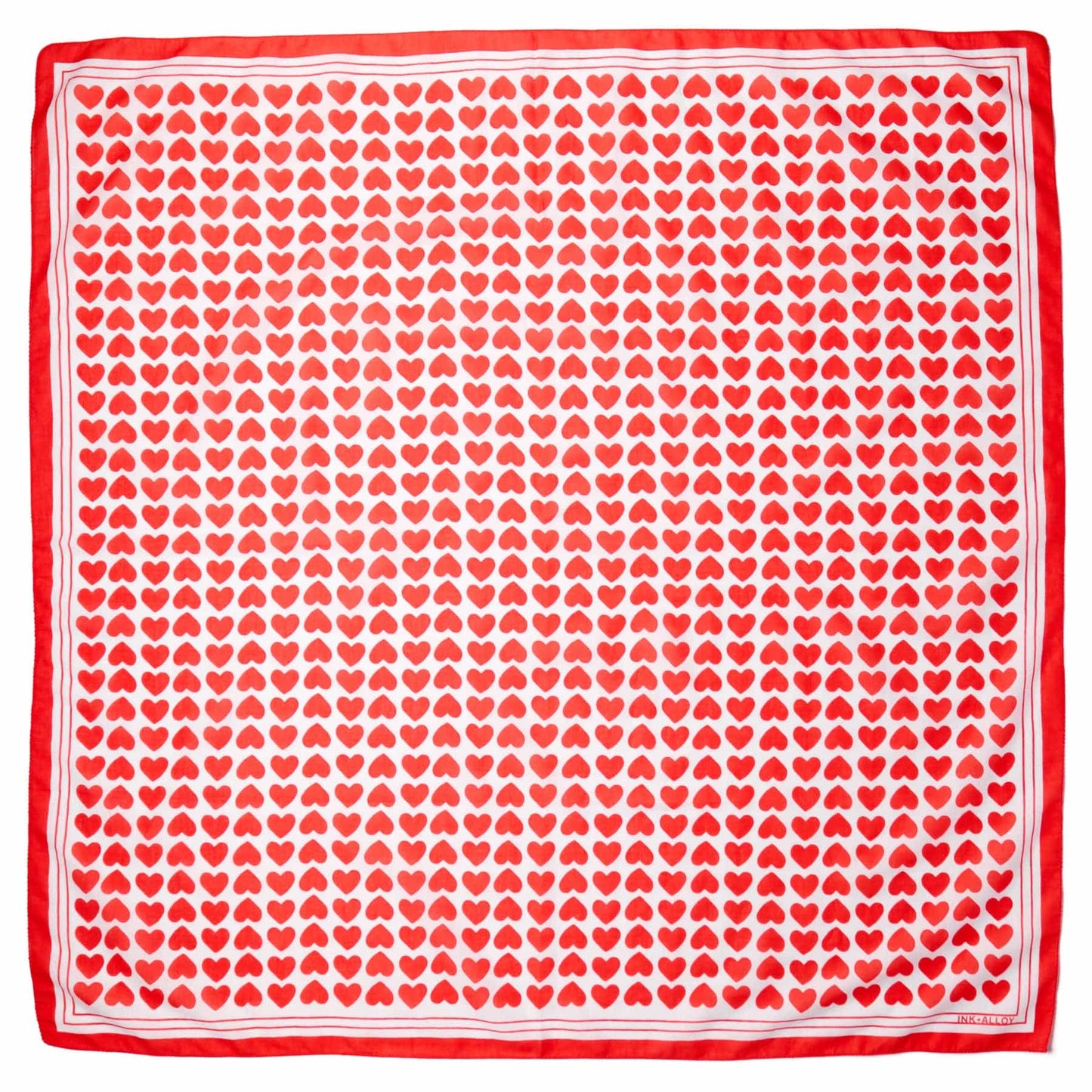 Olivia Scarf in Heart Print