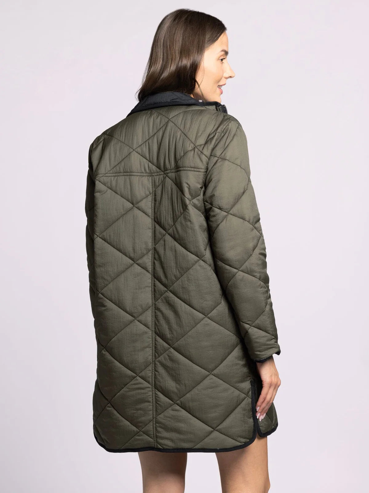 Pixie Jacket in Olive Vine/Black (Reversible)