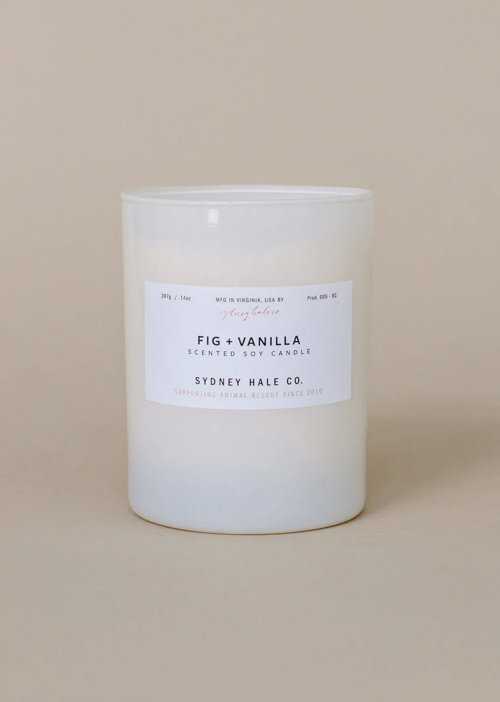 Fig + Vanilla Soy Candle