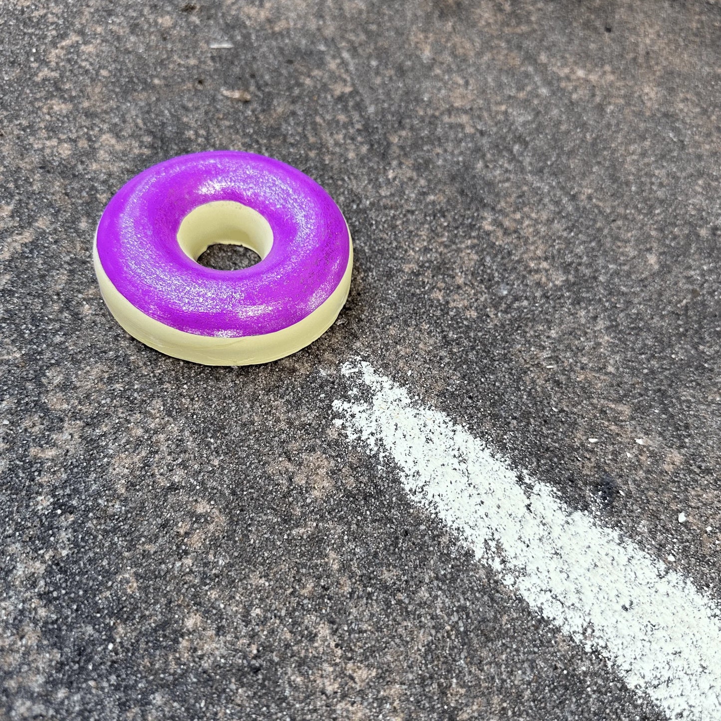 Frosted Donut Handmade Sidewalk Chalk