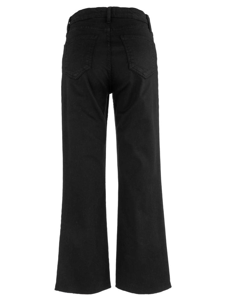 Kelsey Ankle Flare Jeans in Black