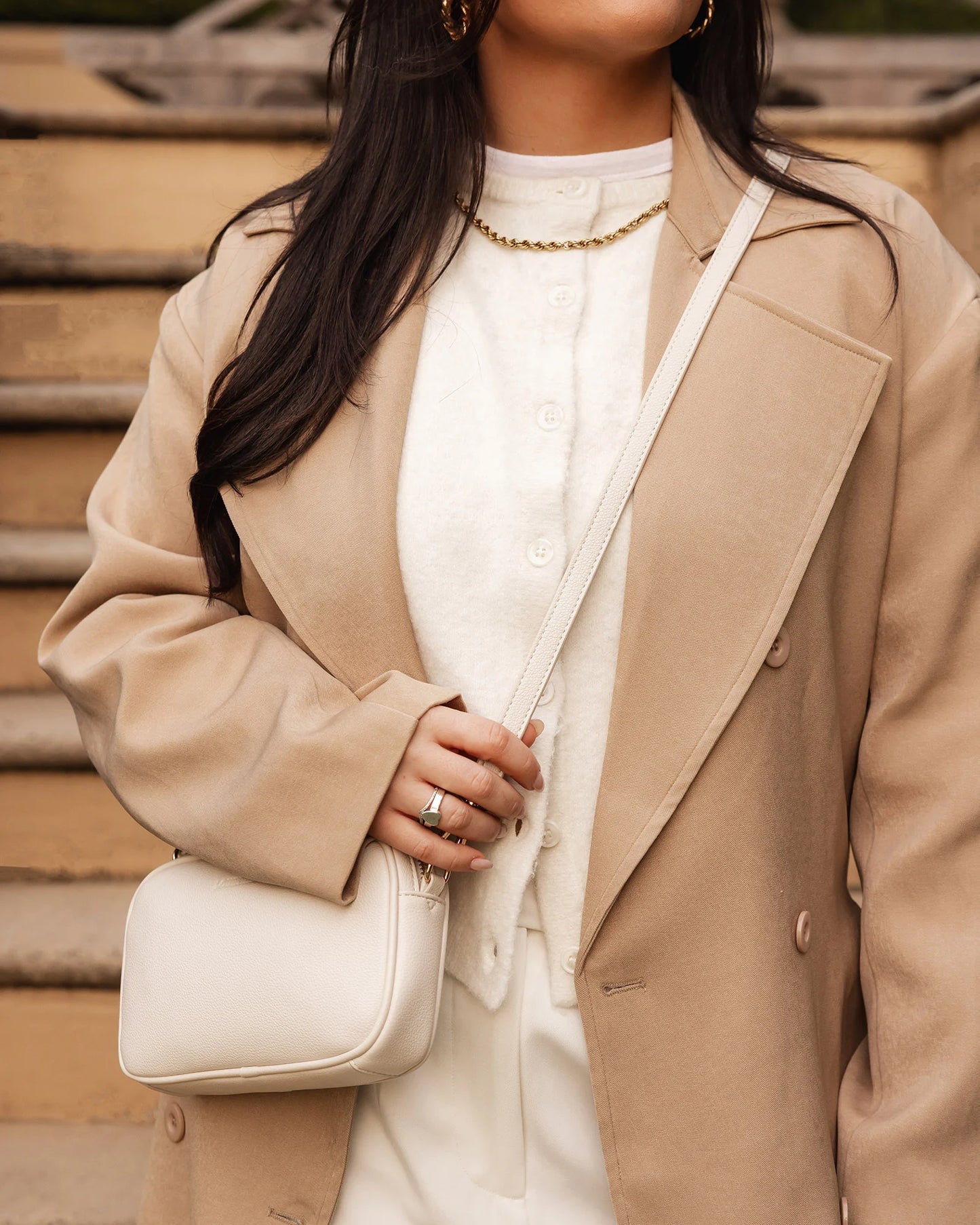Bianca Crossbody Bag – Vanilla