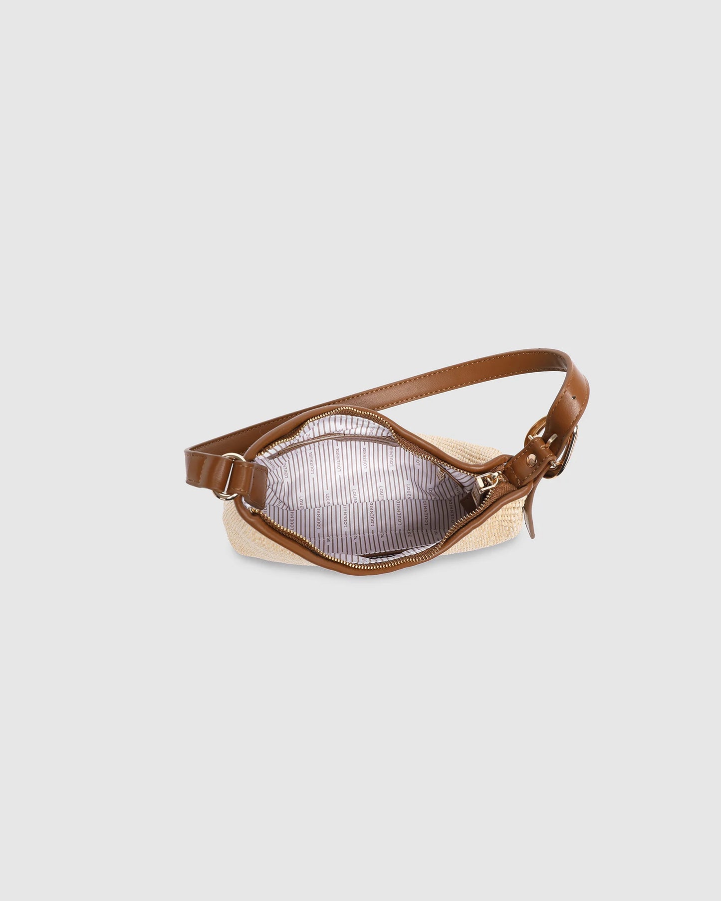Amelia Shoulder Bag - Raffia Tan