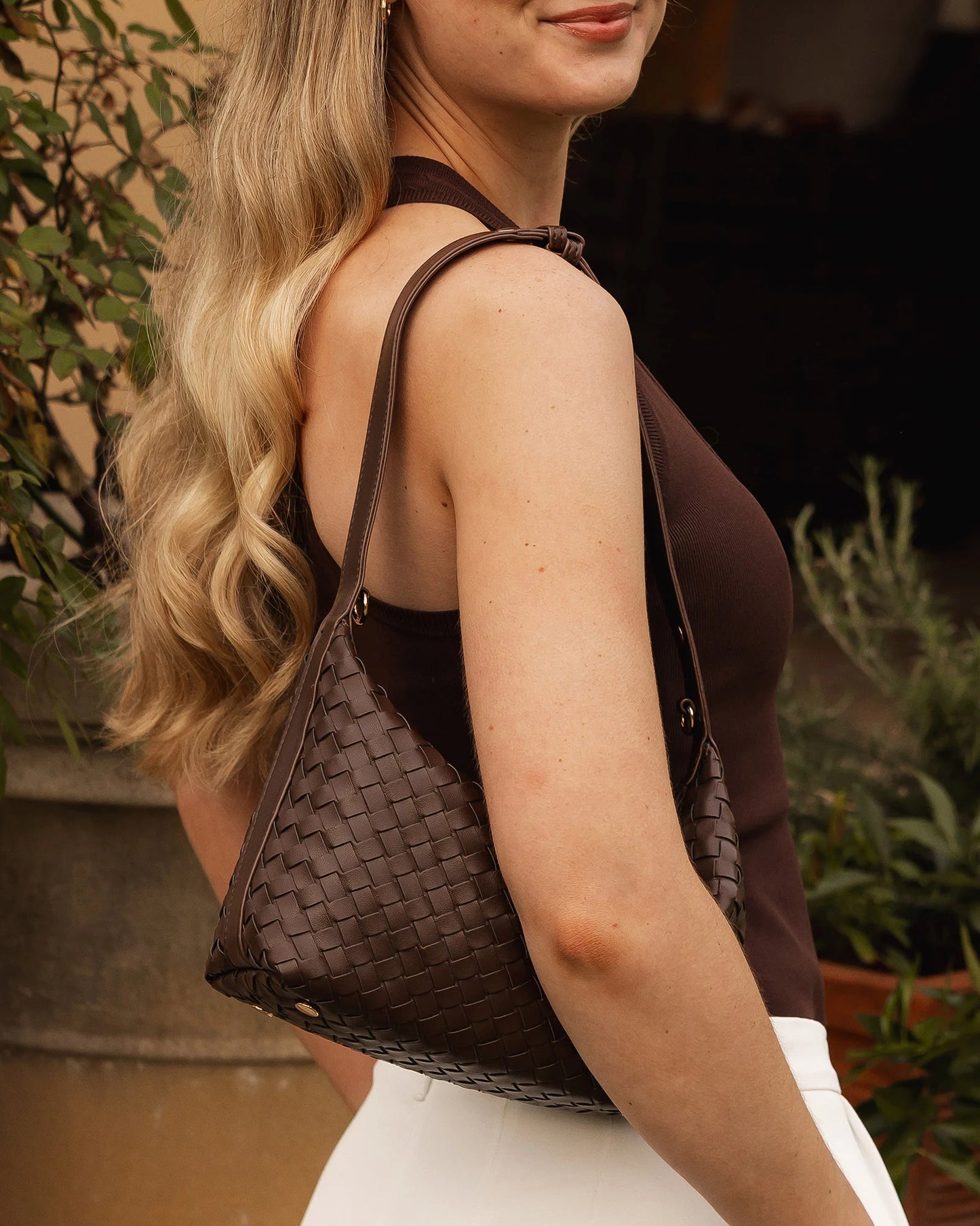 Madeline Shoulder Bag – Chocolate