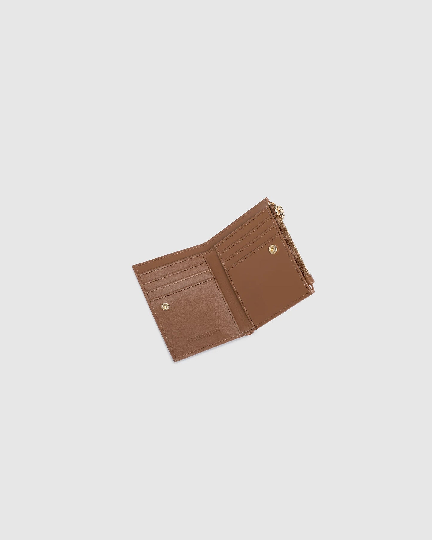 Lily Woven Wallet – Tan