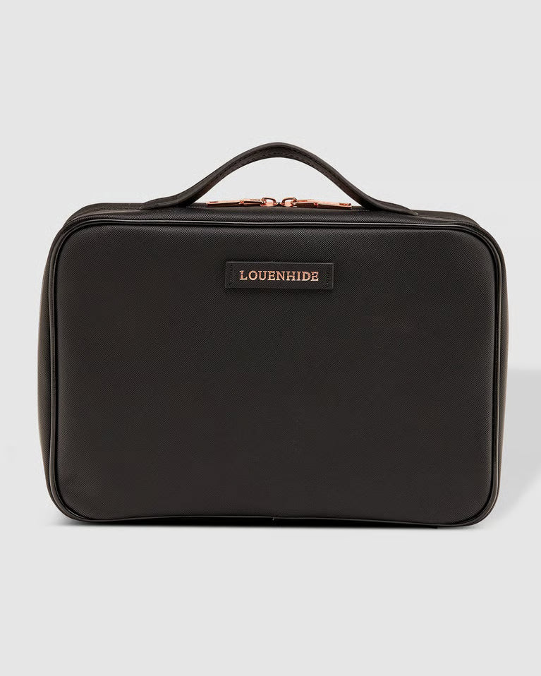 Georgia Toiletry Case in Ocean Black