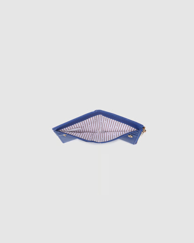 Lily Wallet in Ocean Blue