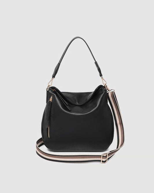 Nadia Shoulder Bag in Black
